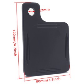 HASkulle Universal Inspection Tag Sticker Renewal License Plate Compatible with Harley Davidson Sportster Softail Dyna Electra Glide TAG Plate Motorcycle Parts, Black