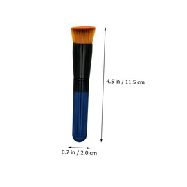 Beavorty Ergonomic Flat Foundation Brush Multi-Functional Makeup Brush for Liquid Foundation Cream Concealer Blush Powder Professional Makeup Application Tool