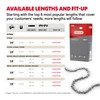 Oregon Chainsaw Chain Fits Stihl, Mini Chainsaw Chain for 12-Inch