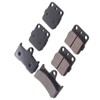 MOTOKU Front and Rear Brake Pads for Yamaha Grizzly 660