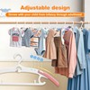 CTIME 28 Pack Mini Colorful Baby Closet Hangers for Skirts,