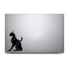 Pharaoh Cat Decal Notebook Car Laptop 5.5" (Black)