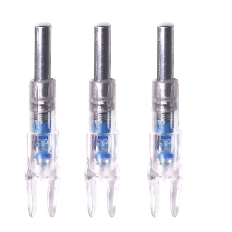 3PCS Lighted Arrow Nocks PC LED Lighted Archery Hunting Shooting