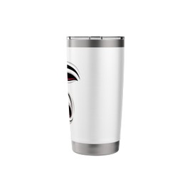 Tragedy Theater Mask Face Gift For Drama Club Members Stainless Steel Insulated Tumbler