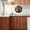Tomopetime Kitchen Wall-Clocks for Farmhouse Deco - Coffee Cup Clock