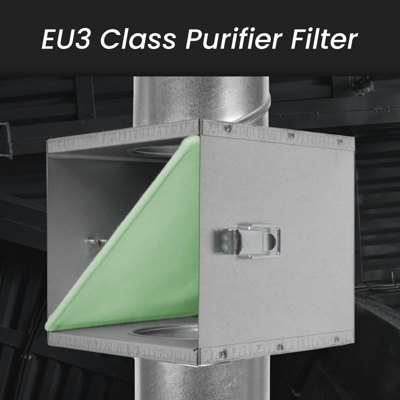 Repa Market 8" Duct Air Filter Box – Galvanized Steel