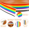Huayue 2 PCS 10 Pin Ribbon Cable, Rainbow IDC Wire