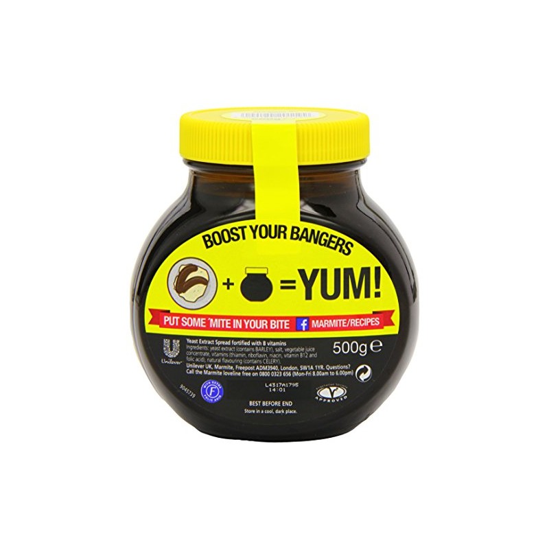 Marmite Yeast Extract 500g (Pack of 1)