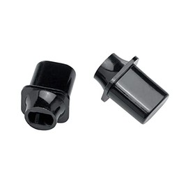 Fender Original Telecaster Top Hat Switch Tips (2),Black