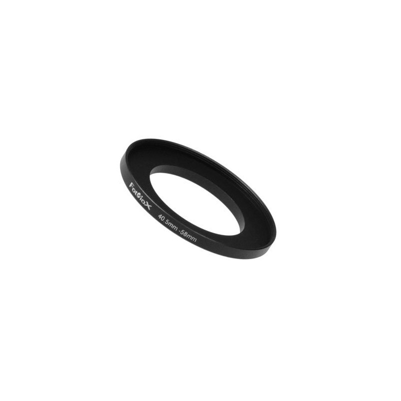 Fotodiox Metal Step Up Ring, Anodized Black Metal 40.5mm-58mm, 40.5-58
