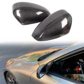JMTAAT Mirror Covers Carbon Fiber Painted Compatible with 2003-2007 INFINITI G35 Coupe Mirror Cap Covers
