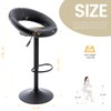 Vogue Furniture Direct Adjustable Bar Stools, Modern Cute PU Leather