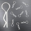 GLOBACT 100Pcs Universal RC Body Clips Pins for All 1/8