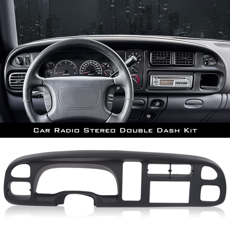 DOTCOM Dash Board Bezel Cover Compatible with Dodge Ram 1500
