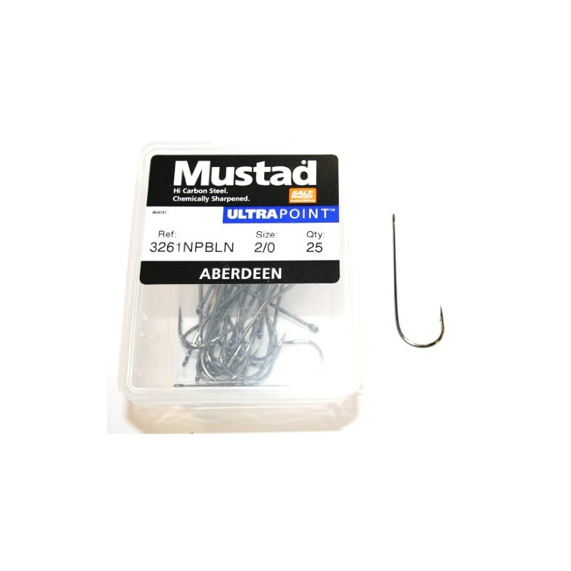 Mustad Aberdeen 3261NP-BN Size 2/0 Qty-25