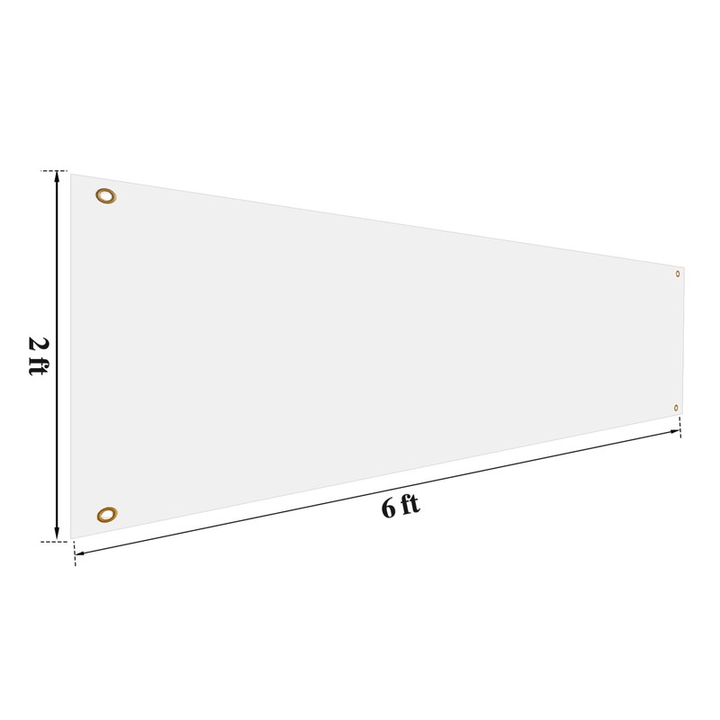 Zonon Large Blank Banners And Signs Polyester Oxford Cloth Sublimation