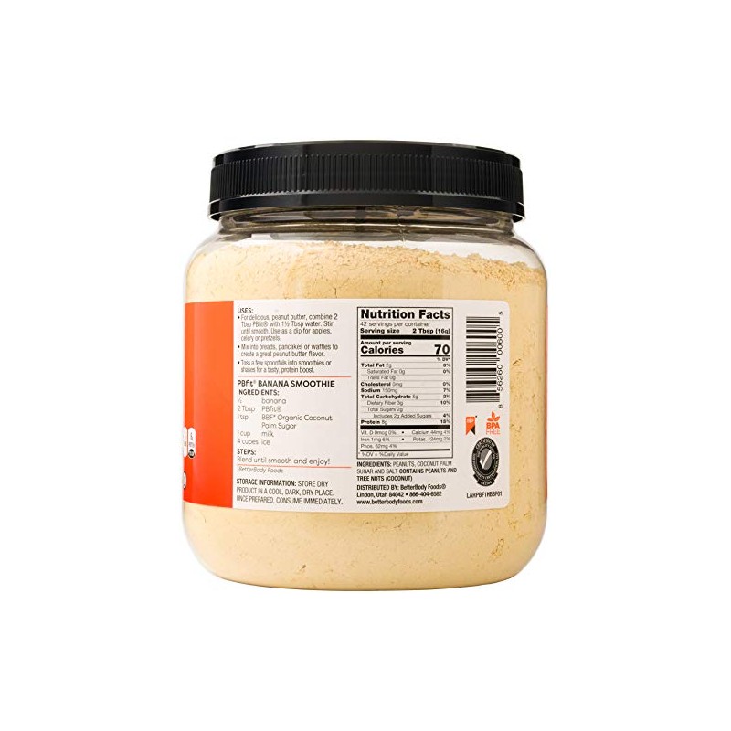 PBFIT, Peanut Butter Powder, 24 oz. (3 Count)
