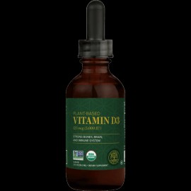 Vitamina D3 orgánica 5000 UI suplemento líquido de apoyo articular con liquen - 2 fl oz
