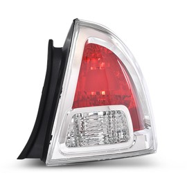 CNNELL Tail Light Assembly Set Compatible with Ford Fusion 2006-2009 Halogen Clear & Red Lens 2 Pcs CAPA Passenger Right Side Rear lights