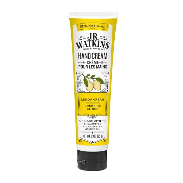 J.R. Watkins Natural Moisturizing Hand Cream, Hydrating Hand Moisturizer with
