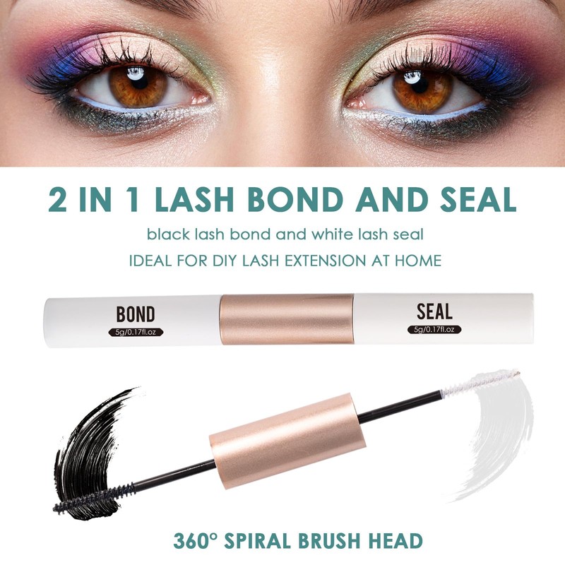 SISILILY Eyelash Extensions, 120 Clusters, Lash Extension Set, DIY Eyelash