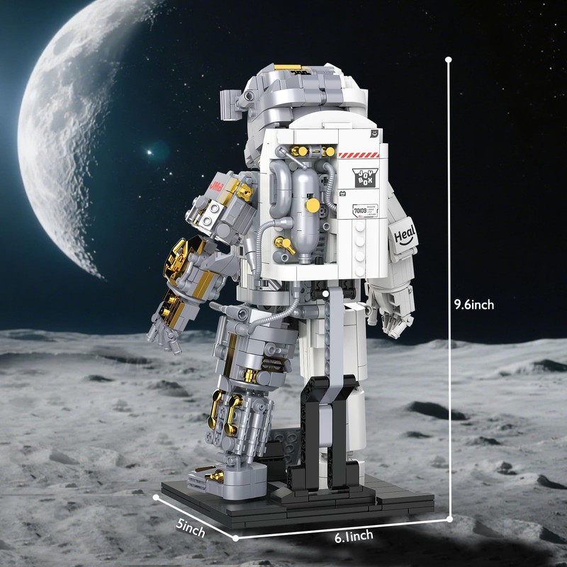Brihappen Building Block Sets, Space Astronaut Building Set 1008 Pcs