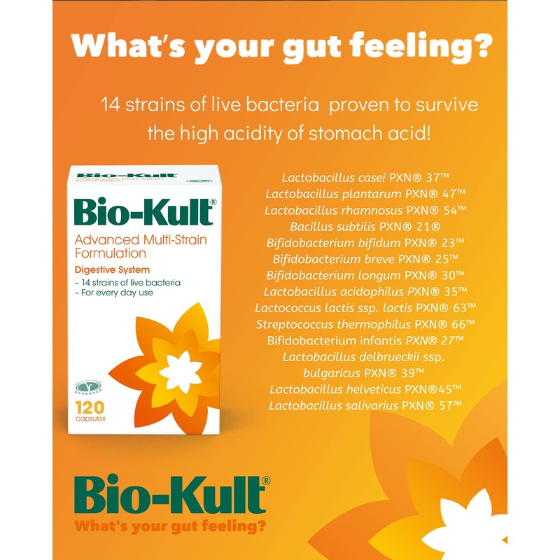 Bio-Kult Advanced Multi-Strain Formulation for Digestive System, Pack of 2,