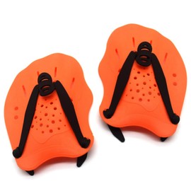 1 Pair of Swimming Hand Paddles Adjustable Swimming Training Aid Hand Paddles for Swimming Swim Training