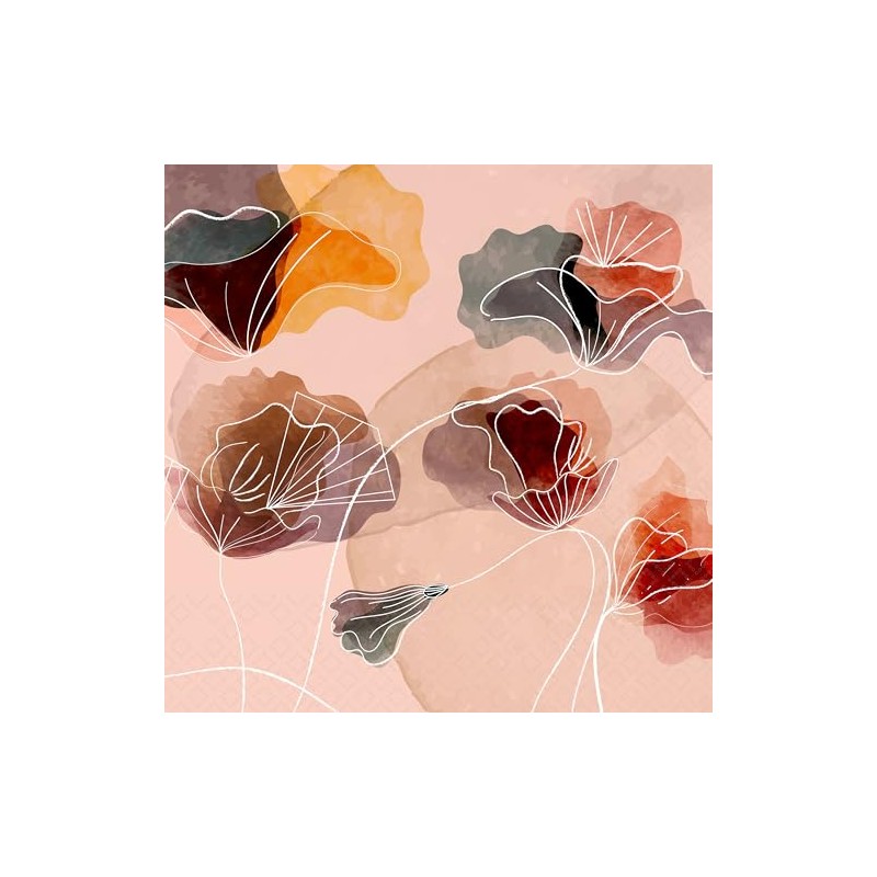 IHR Ideal Home Range Party Napkins Disposable 3-Ply Paper Lunch
