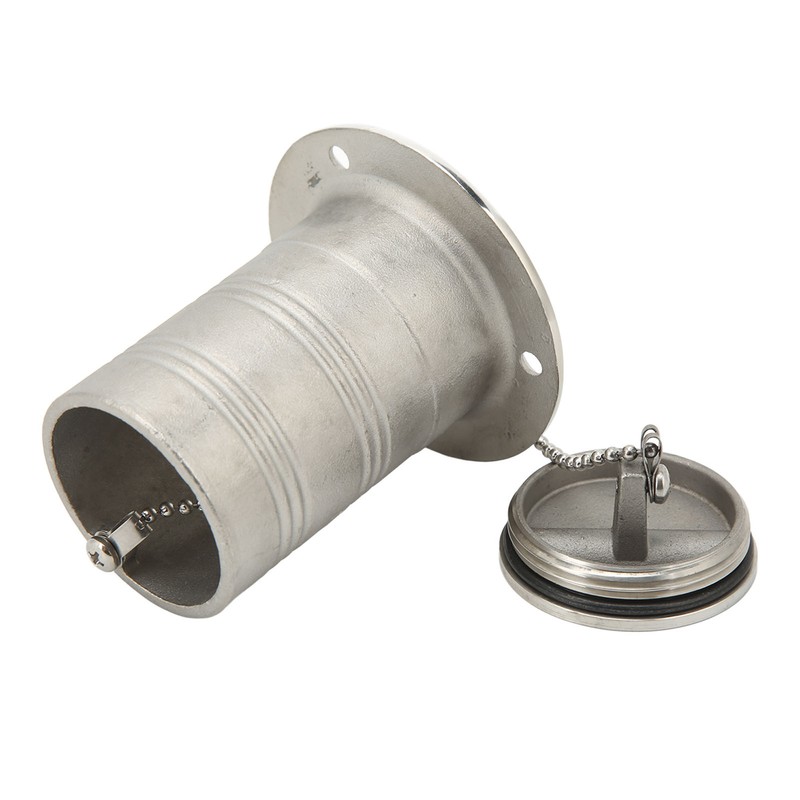 Boat Filler Right Angle Clamshell 316 Stainless Steel Hardware for