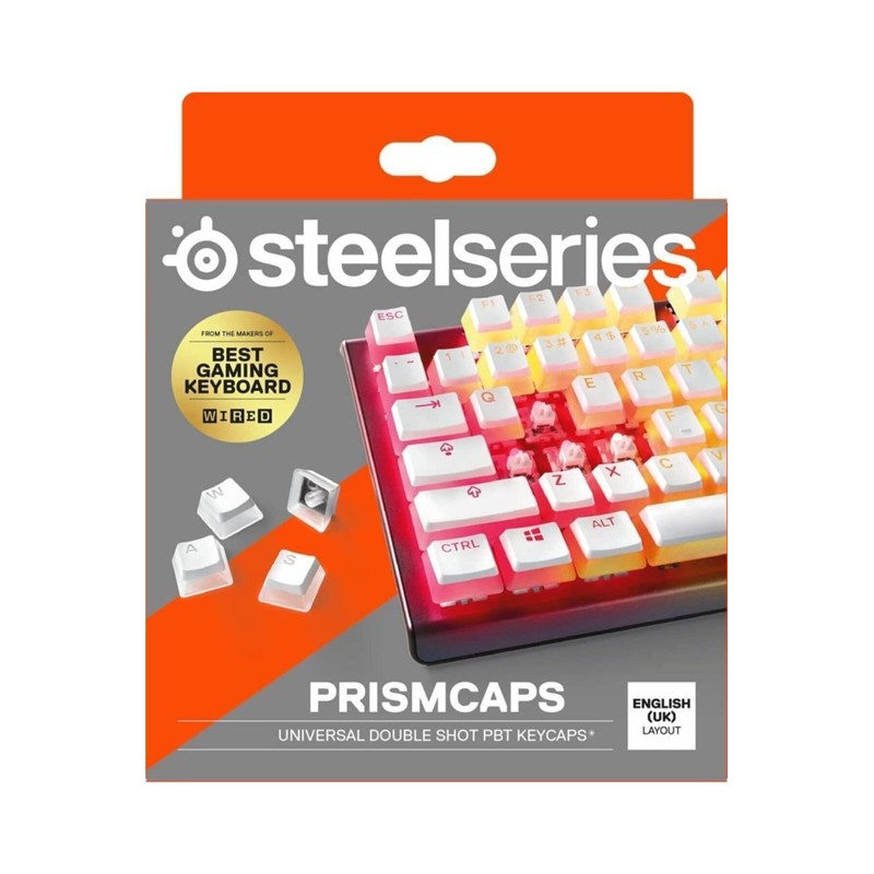 SteelSeries PrismCaps – Double Shot Pudding-style Keycaps – Durable PBT