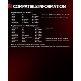 Torchbeam Front Disc Ceramic Brake Pads Kit Fits2019-2021 Volkswagen Jetta 1.4T, 2015-2021 Volkswagen Golf,2015-2016 Volkswagen GTI, 2015-2019 Golf SportWagen, Automotive Replacement Brake Pads,D1760A