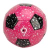 Children Soccer Ball Size 3 Pink Inflatable PU Rubber Liner