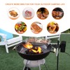 only fire Outdoor Open Flame Camping Grill, Campfire Cooking Accessories,