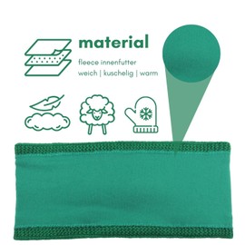 Vanessa & Melissa Knitted Women's Headband with Bow, Girls Headband Lined with Warm Fleece Lining, Earmuffs SB1015