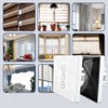 Tuya Wifi Intelligent Curtain Switch Arc Glass Touched Screen Curtain