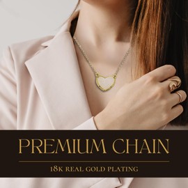 HALUKAKAH Ari Iridescent Opal Heart 18k Real Gold Plated Pendant Necklace - Elegant Feminine Jewelry,Hand Crafted Gift for Valentine's Day,Anniversaries,Everyday Wear,with Giftbox.Adjustable Length