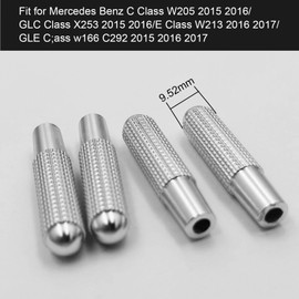 4 Pcs Door Lock Pin Button Cover Accessories for Model W205 W166 W213 C GLE GLC