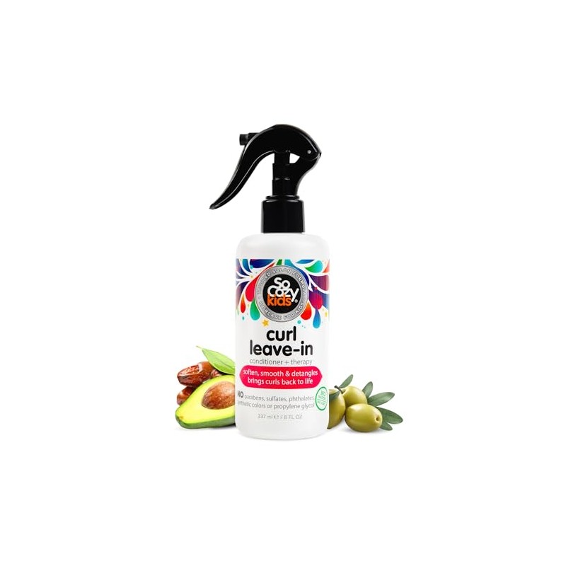 SoCozy Curl Leave-In Conditioner - Detangles and Restores Curls While
