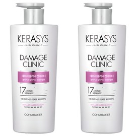 Kerasys Damage Clinic Plus Rinse, 750ml, 2 pcs / 케라시스 데미지 클리닉 플러스 린스, 750ml, 2개