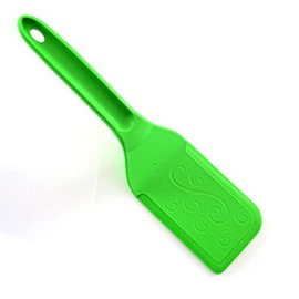 Norpro Espátula rígida de nailon resistente al calor, raspador de ollas y sartenes (1 paquete, verde)