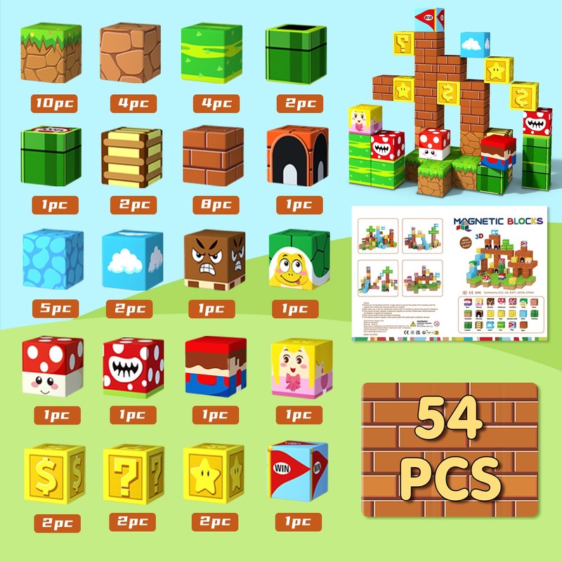 obakaer Magnetic Building Blocks Building Toy Magnetic Toy