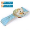 Sanbege Owl Spoon Rest, Ceramic Ladle Holder, Utensil Rester for