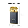Magic Dual Flame Crocodile Lighter, 2 Jet Flame Torch Lighter,
