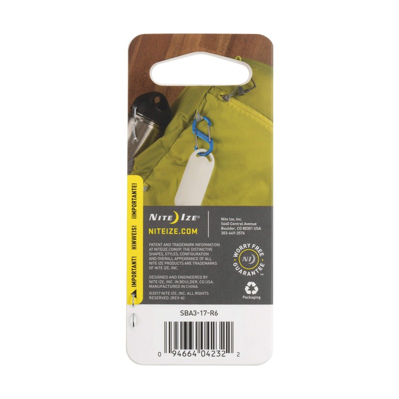 Nite Ize S-Biner Dual Carabiner Aluminum, Size #3, Olive