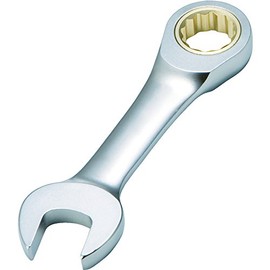 TRUSCO TGRW-17S Ratchet Combination Wrench (Short Type) Nominal: 17