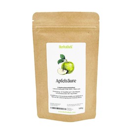 Malic Acid 100 g by Herbathek as Apple Juice Substitute | Malic Acid Made in Germany