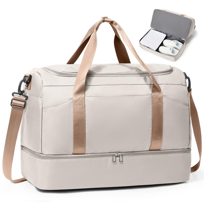 Large Travel Duffle Bag,Carry-on Overnight Weekender Bags for Women