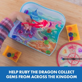 Educational Insights Ruby's Gem Quest Scissor Skills Game - Preschool Board Games, Sorting Toys for Toddlers, Gift for Ages 3+