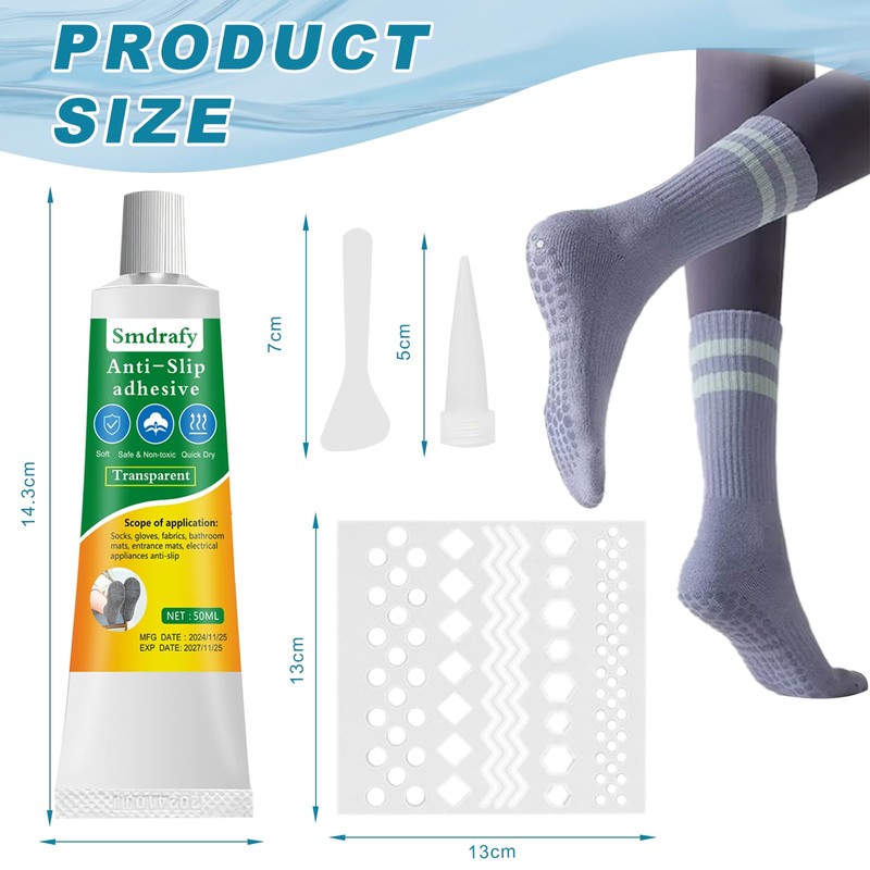 Smdrafy Sock Stop, Liquid Sock Stop, Stopper for Socks, Sock